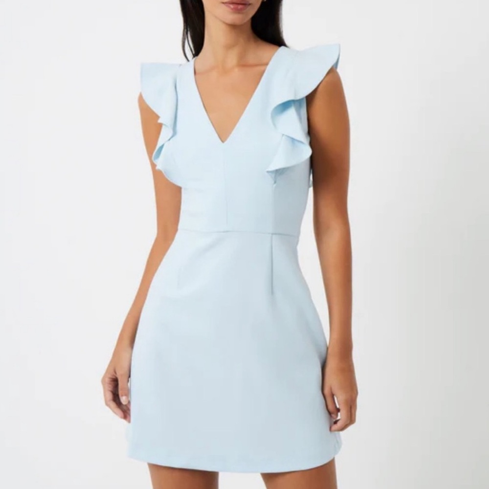 French Connection Flutter Sleeve Mini Dress